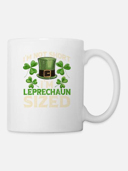 Ich bin nicht klein, ich bin ein Kobold, lustig - Tasse - Weiß