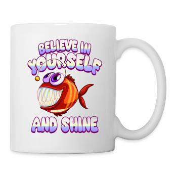 Soyez vous-même ! Confiance en soi, pensée positive, motivation - Mug blanc - blanc - Droite