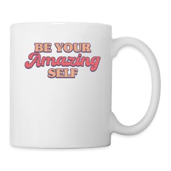 Soyez vous-même ! Confiance en soi, pensée positive, motivation - Mug blanc - blanc - Droite