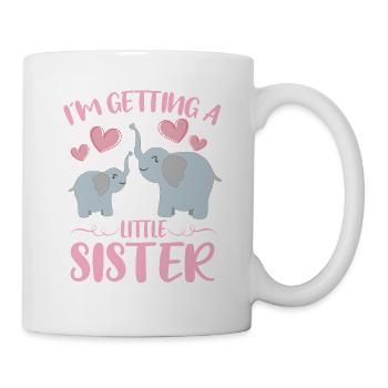 Baby Sister Reveal In Getting A Little Sister Fox - Mug - white - Right