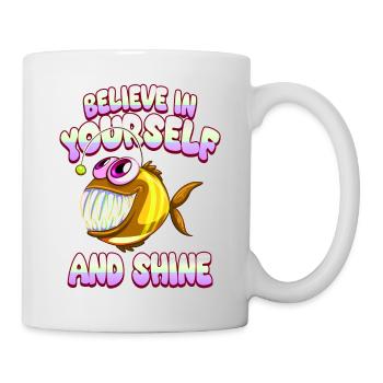Soyez vous-même ! Confiance en soi, pensée positive, motivation - Mug blanc - blanc - Droite