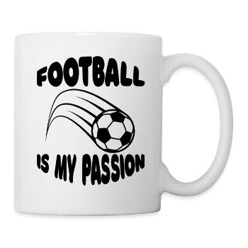 Fußballmannschaft Fußballdesign Fußballspieler - Tasse - Weiß - Rechts