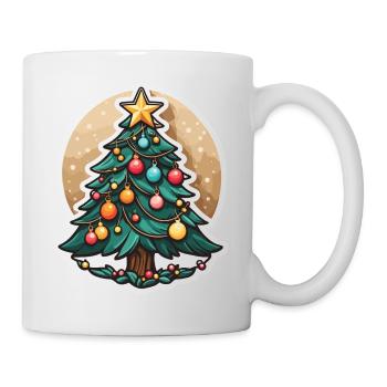 Christmas Tree Drawing Christmas - Mug - white - Right