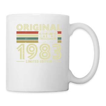 Legendärer 40. Geburtstag - Jahrgang 1983 - Tasse - Weiß - Rechts