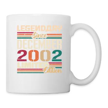 Légendaire depuis décembre 2002 Millésime décembre 2002 - Mug blanc - blanc - Droite