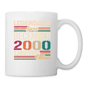 Legendary since December 2000 Vintage December 2000 - Mug - white - Right