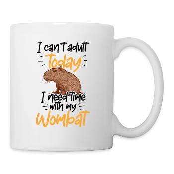 Besoin de temps avec Capybara Capybara - Mug blanc - blanc - Droite