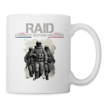 "Raid Unit - French Police Special Forces Design - Mug - white - Right