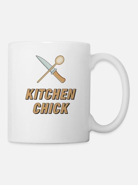 KITCHEN CHICK - Tasse - Weiß