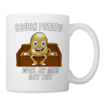 COUCH POTATO WEIL ES MIR GUT TUT - Tasse - Weiß - Rechts