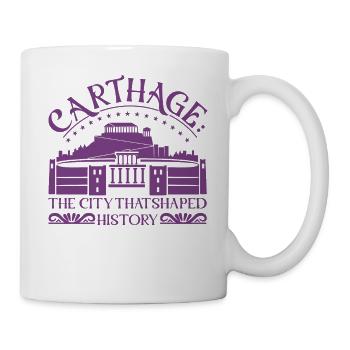 Karthago: Die Stadt, die die Geschichte prägte - Tasse - Weiß - Rechts