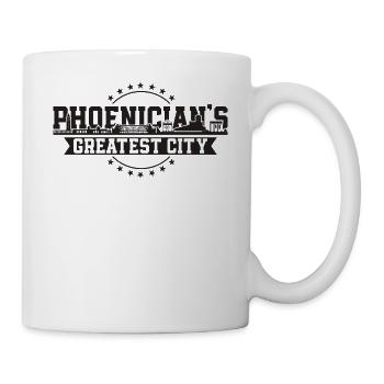 La plus grande ville de Phénicie - Mug blanc - blanc - Droite