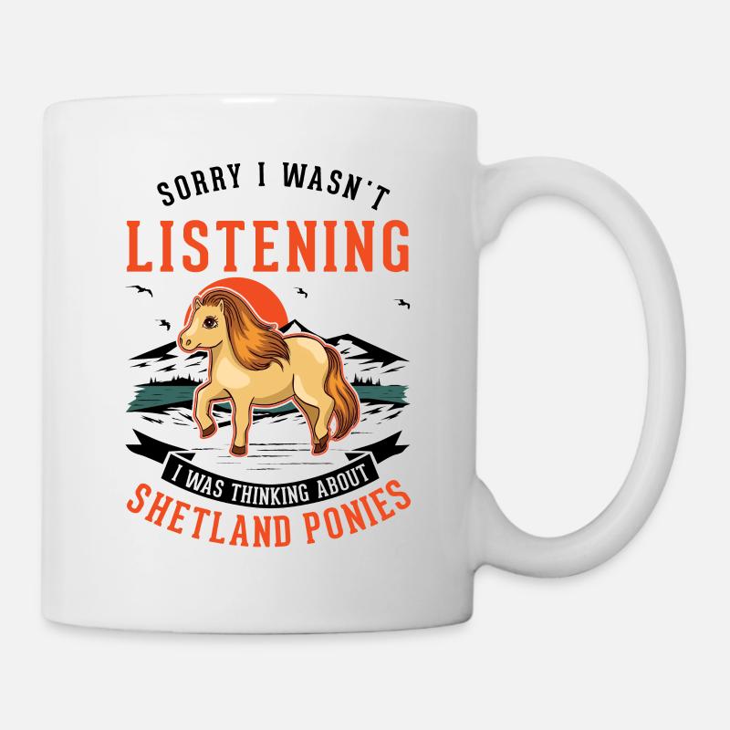 Shetland Pony Shetland-Pony Shetty - Mug - white