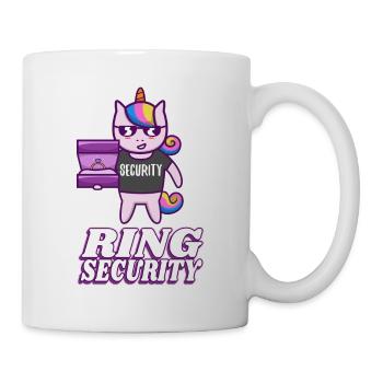 Ring Security Wedding - Tasse - Weiß - Rechts