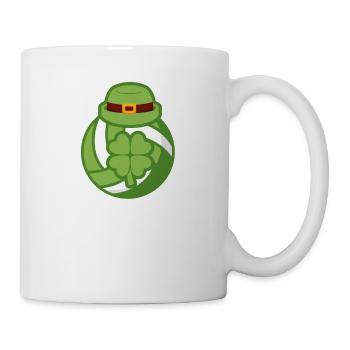 Football Ireland Shamrock Irish St Patrick's Day - Mug - white - Right