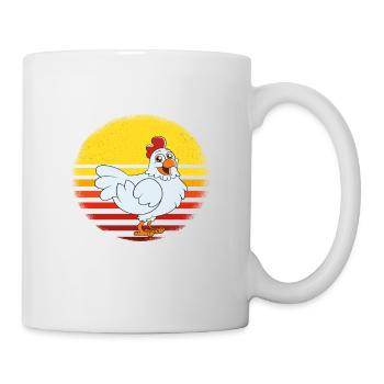 Funny Chicken Saying Chicken - Mug - white - Right