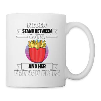 Frites drôles Frites drôles - Mug blanc - blanc - Droite