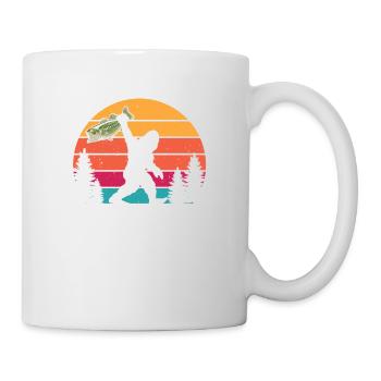 Bassquatch Für Alle Angel-fans - Tasse - Weiß - Rechts