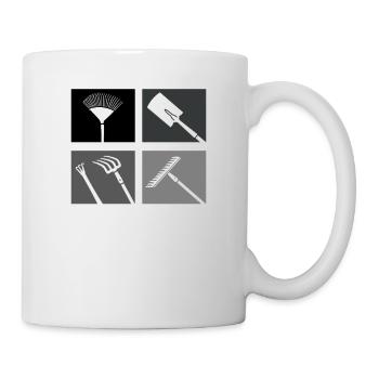 Jardinier, Agriculteur, Paysagiste, Plantes, Jardin - Mug blanc - blanc - Droite