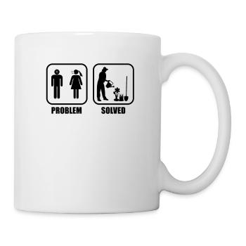 Jardinier, Agriculteur, Paysagiste, Problème de jardin - Mug blanc - blanc - Droite