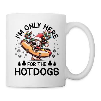 Hot dog christmas reindeer - Mug - white - Right