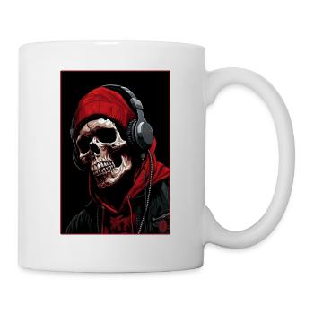 Funky music of the undead, skeletons and skulls - Mug - white - Right