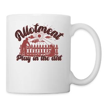 Allotment Play in the dirt - Mug - white - Right