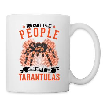 Tarantel Haustier Spinne Tarantula - Tasse - Weiß - Rechts