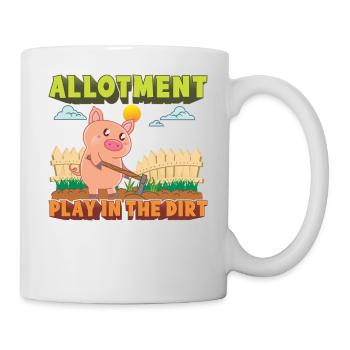 Allotment Play in the dirt - Mug - white - Right