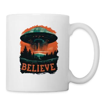 Alimenter le sentiment que je veux croire au design - Mug blanc - blanc - Droite