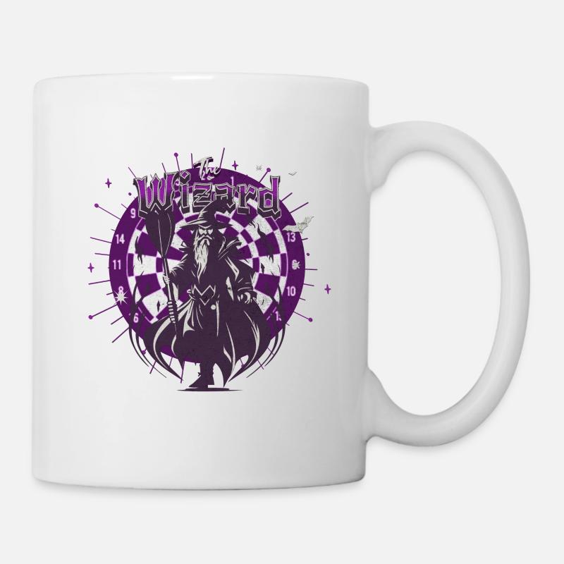 Fléchettes Le magicien - Mug blanc - blanc