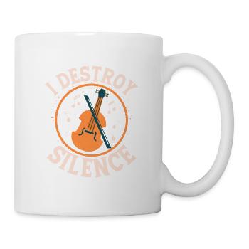 I Destroy Silence Orchestra Violon Violoniste - Mug blanc - blanc - Droite