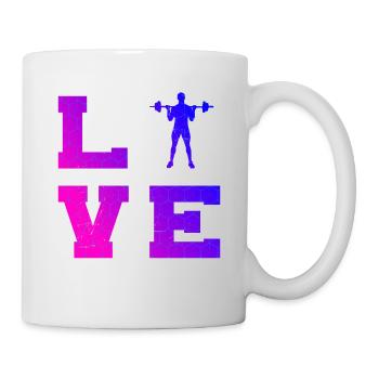 Cardio Femmes Musculation Hommes Haltérophilie - Mug blanc - blanc - Droite