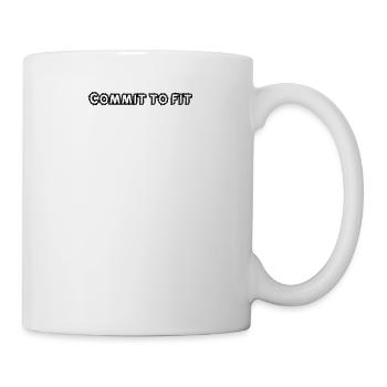 Fitness - Commit to fit - Mug - white - Right