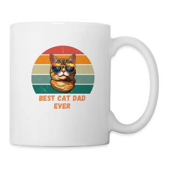 Best Cat Dad Ever - Mug - white - Right