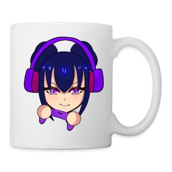 Gaming Kawaii, Anime Girl Playing Games - Mug - white - Right