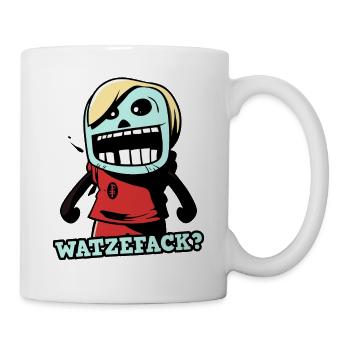 What ze fack, a cartoon rascal - Mug - white - Right