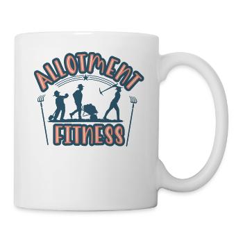 Allotment fitness - Mug - white - Right