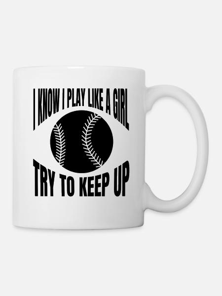 Baseball Baseballspieler Baseballer Baseballteam - Tasse - Weiß