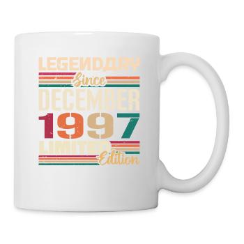 Légendaire depuis décembre 1997 Millésime décembre 1997 - Mug blanc - blanc - Droite