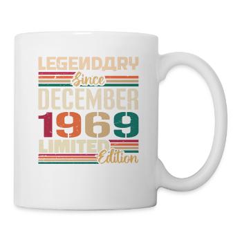 Légendaire depuis décembre 1969 Millésime décembre 1969 - Mug blanc - blanc - Droite