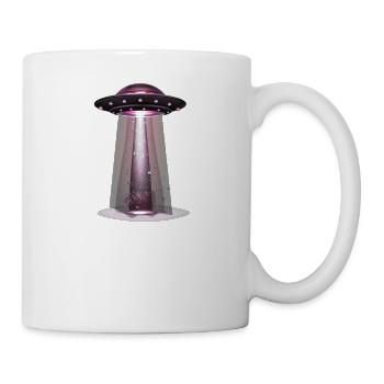Alien, UFO, UAP, Space, Weltraum Flugobjekt - Tasse - Weiß - Rechts