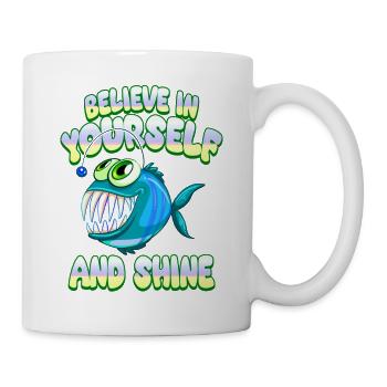 Soyez vous-même ! Confiance en soi, pensée positive, motivation - Mug blanc - blanc - Droite