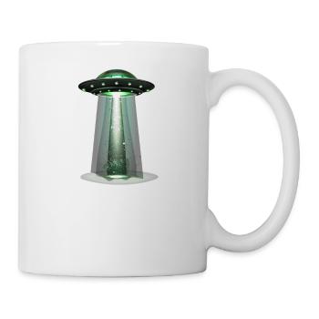 Alien, OVNI, UAP, Espace, Objet volant de l’espace - Mug blanc - blanc - Droite