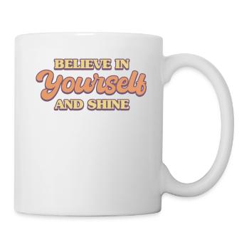 Soyez vous-même ! Confiance en soi, pensée positive, motivation - Mug blanc - blanc - Droite