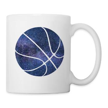 Espace de ballon de basket-ball - Mug blanc - blanc - Droite