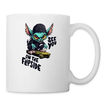 Skateboard Skater Ramp Skating Chupacabras - Mug - white - Right