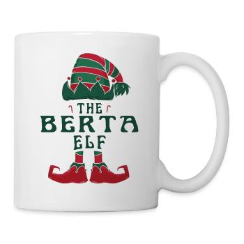 Der Berta Elf Pyjama für lustige Weihnachtsfeiertage - Tasse - Weiß - Rechts