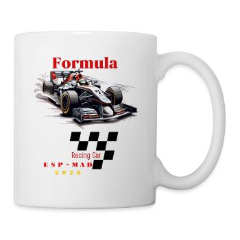 FORMEL RENNWAGEN SPANIEN 2026 - Tasse - Weiß - Rechts