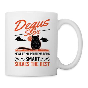 Degu Gift Shrub Rat Forest Degu - Mug - white - Right